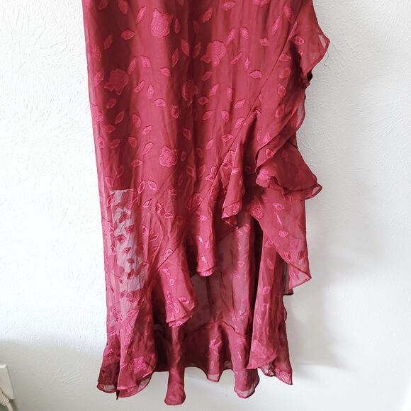 Lulus Textured Boho Ruffle Maxi Dress - Picture 3 of 9